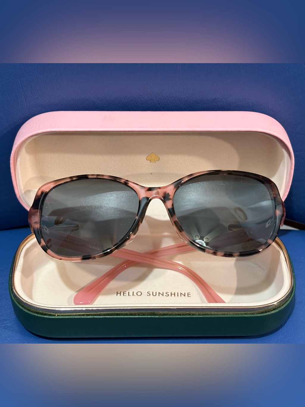 Kate Spade Amberlynn Pink Tortoiseshell Frame Women's Reading Sunglasses